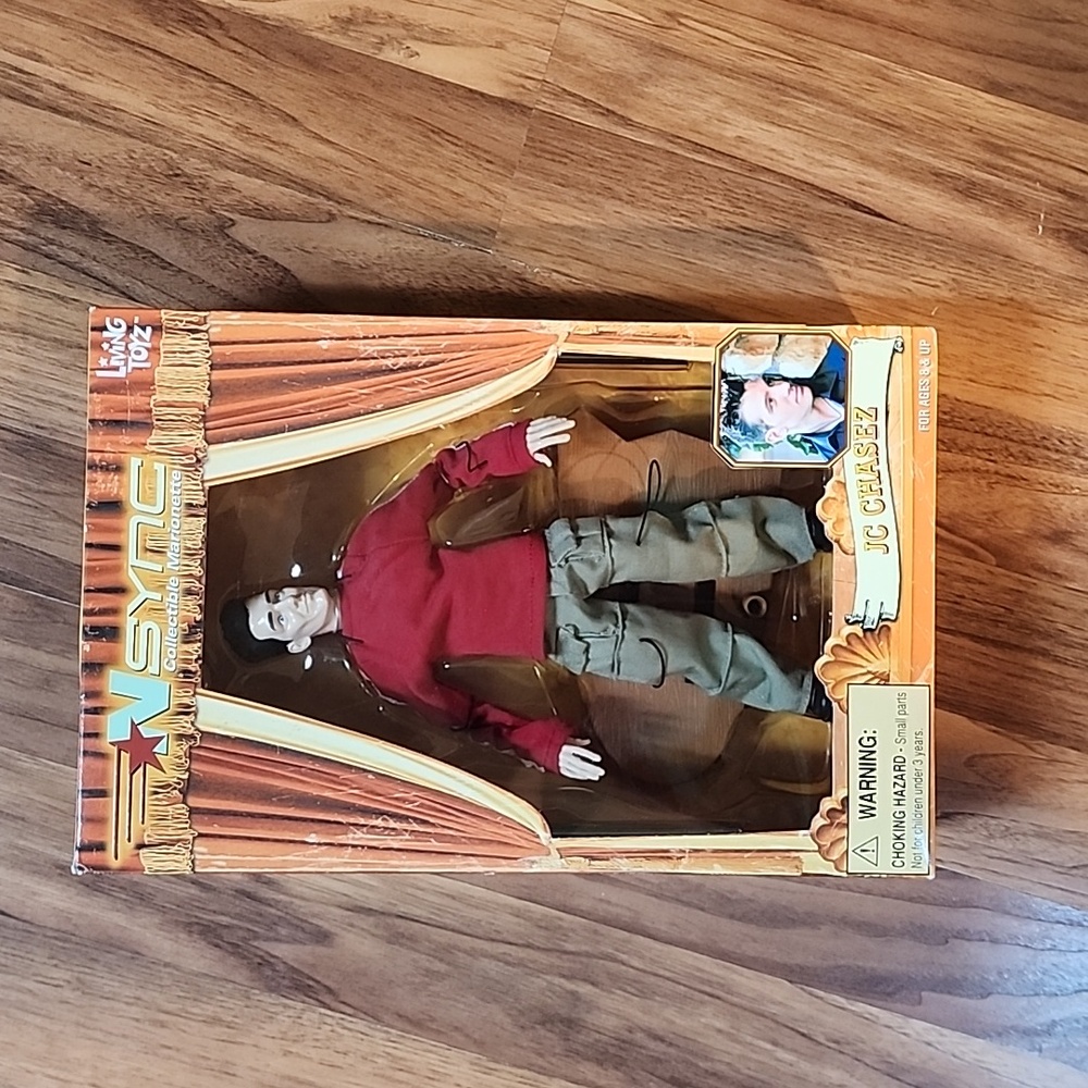 Nsync Collectible Marionette Doll JC Chasez NIB